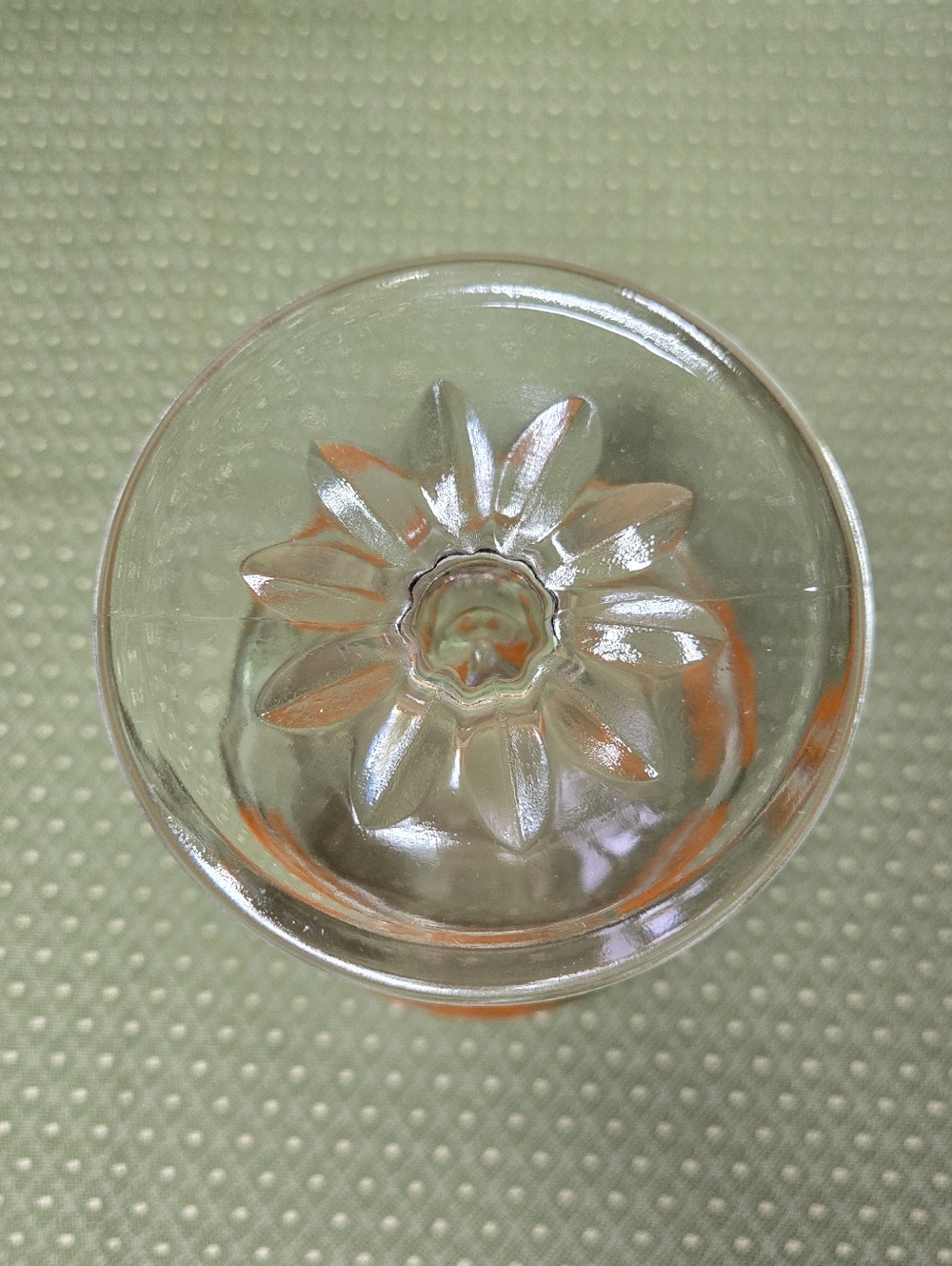 Vintage Screwdriver Cocktail Goblet With Orange Design - Picture 7 of 9